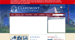 Desktop Screenshot of ci.claremont.ca.us